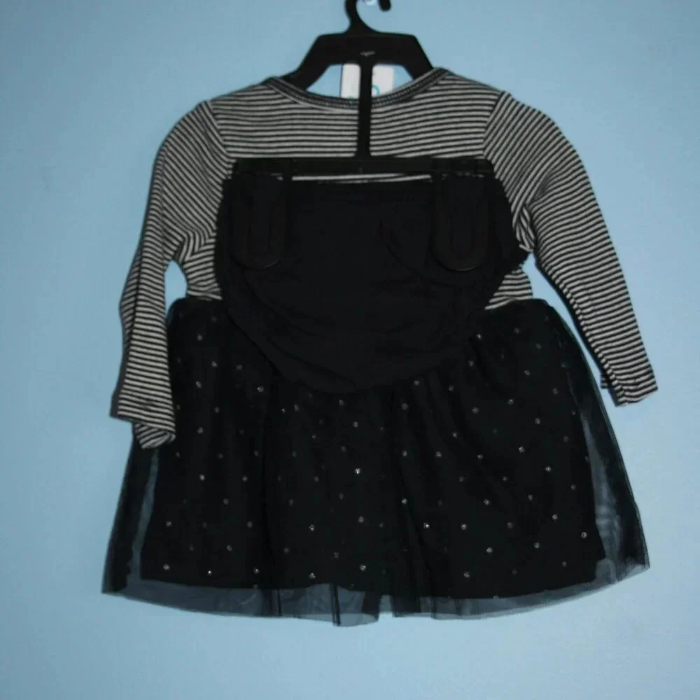 Carter's Child of Mine 2 Piece Set Dress and Diaper Cover Size 0-3M NWT